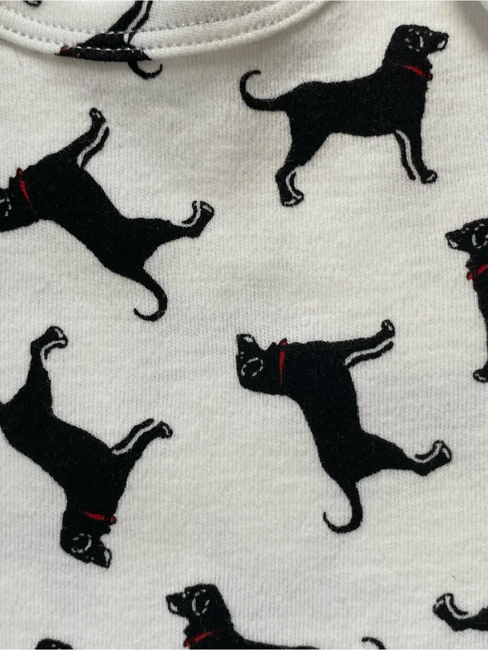 The Black Dog Baby Shirt Size 3 Months One Piece Organic Snap Top Dog NEW preppy